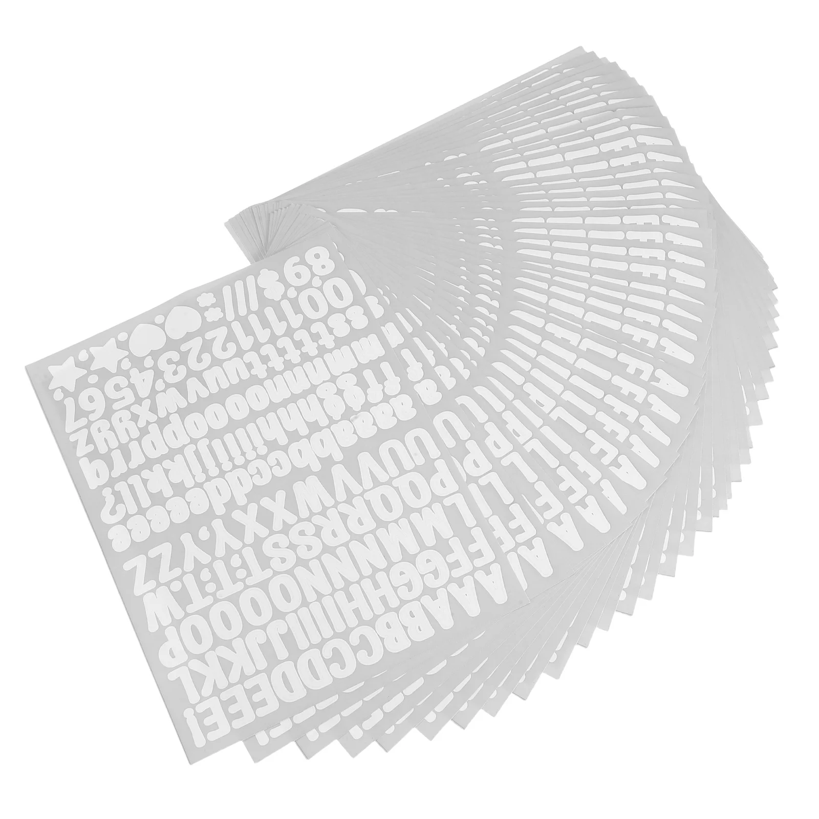 50 Sheets Self Adhesive Alphabet Number Stickers Fabric Letters Small Peel Stick Washable T-Shirt Decals Clothing Labels
50 Sheets Self Adhesive Alphabet Number Stickers Fabric Letters Small Peel Stick Washable T-Shirt Decals Clothing Labels