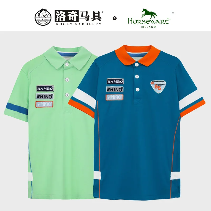 Horsewarekids Polo Shirt Short-sleeved T-shirt Equestrian Riding Harness Shirt
Horsewarekids Polo Shirt Short-sleeved T-shirt Equestrian Riding Harness Shirt