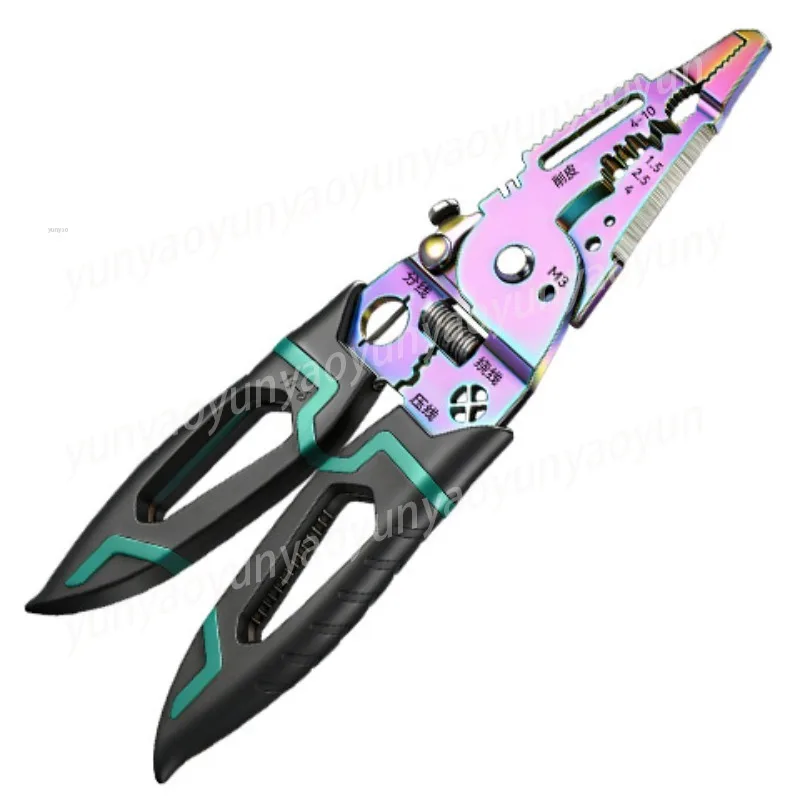 Multifunctional Fast and Accurate Wire Stripping Pliers | Professional Cable Tools (can Be Stripped, Screwed, Divided, Wound)
Multifunctional Fast and Accurate Wire Stripping Pliers | Professional Cable Tools (can Be Stripped, Screwed, Divided, Wound)