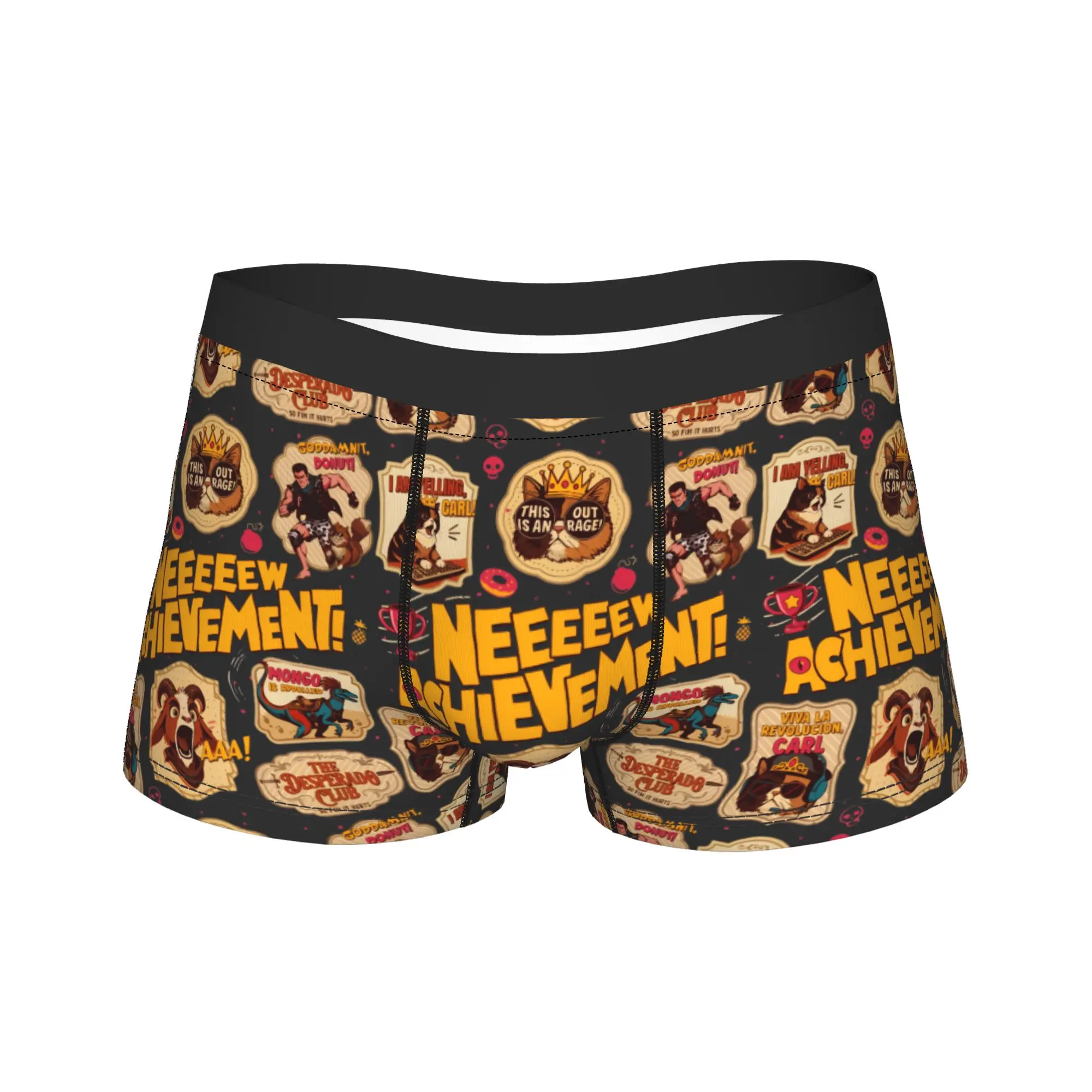 Donut Cat Dungeon Crawler Carl Underwear Design Boxer Shorts Quality Male Panties Novelty Boxer Brief Gift Idea
Donut Cat Dungeon Crawler Carl Underwear Design Boxer Shorts Quality Male Panties Novelty Boxer Brief Gift Idea