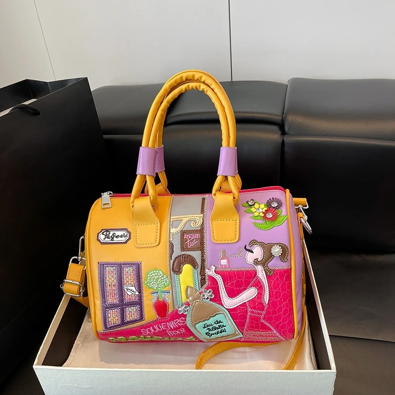 High Quality Women Crossbody Bags Handbags Shoulder Boston Bag Tote PU Leather Bags Candy Color Luxury Handbags
High Quality Women Crossbody Bags Handbags Shoulder Boston Bag Tote PU Leather Bags Candy Color Luxury Handbags