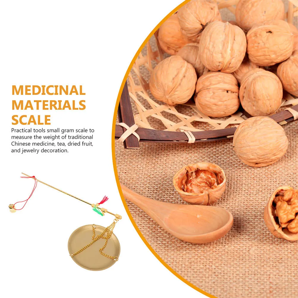 2pcs Handheld Chinese Style Medicine Copper Gram Scale For Tea Leaf Dried Fruit Jewelry Weighing Multi-Function Kitchen Scale
2pcs Handheld Chinese Style Medicine Copper Gram Scale For Tea Leaf Dried Fruit Jewelry Weighing Multi-Function Kitchen Scale