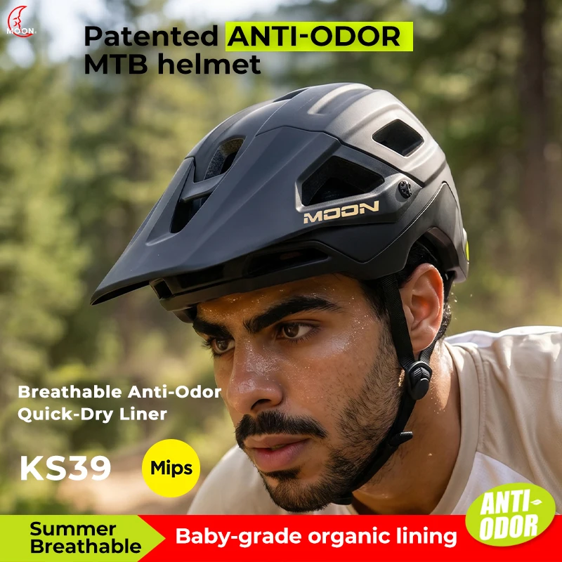 MTB Road Mountain Bike Helmet for Outdoor Cycling MOON Cycling Helmet Anti-Odor Sweat-Free Breathable with Mips Protection CPSC
MTB Road Mountain Bike Helmet for Outdoor Cycling MOON Cycling Helmet Anti-Odor Sweat-Free Breathable with Mips Protection CPSC
