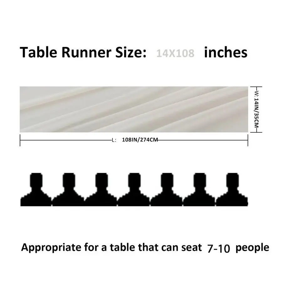 Шифоновая дорожка на стол 9 футов (14x108 дюймов), прозрачная, романтичная, для свадьбы, дня рождения, девичника, украшения на открытом воздухе, цвет: цвет слоновой кости
Шифоновая дорожка на стол 9 футов (14x108 дюймов), прозрачная, романтичная, для свадьбы, дня рождения, девичника, украшения на открытом воздухе, цвет: цвет слоновой кости