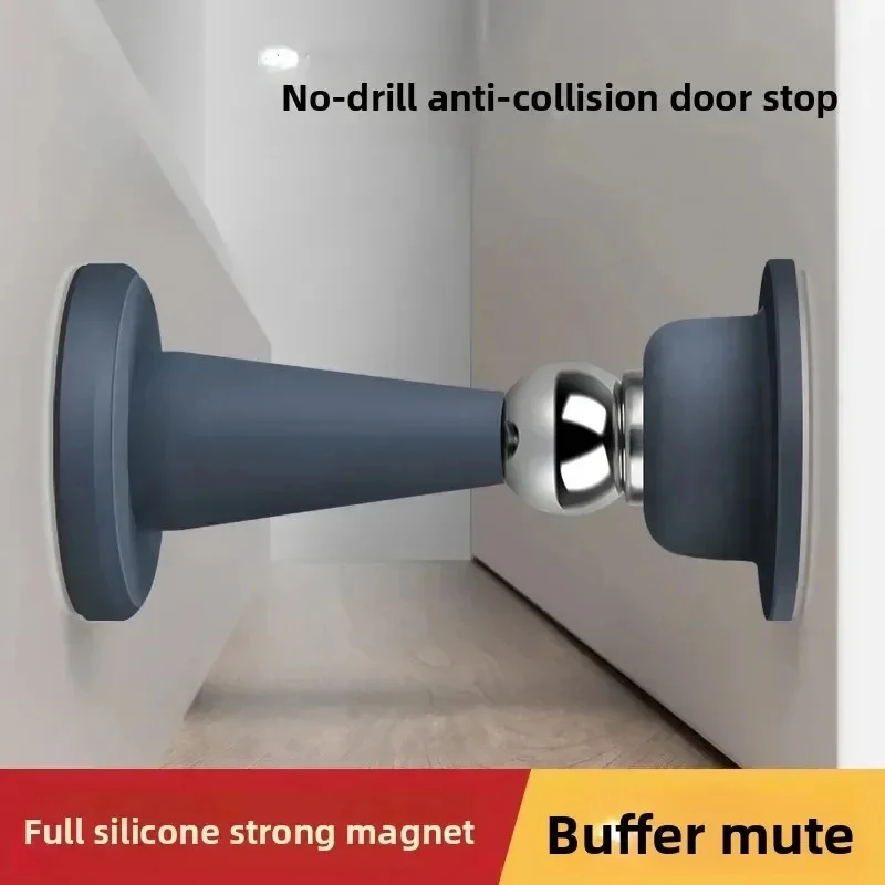 Silicone No-Drill Door Stopper - Strong Suction Anti-Collision Floor Stop for Bedroom Wall Protection
Silicone No-Drill Door Stopper - Strong Suction Anti-Collision Floor Stop for Bedroom Wall Protection