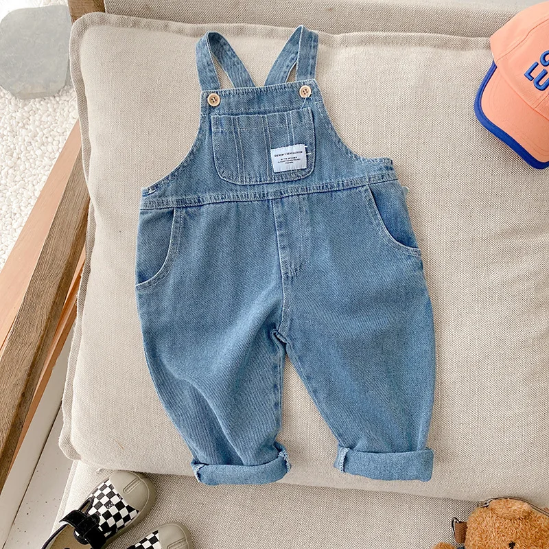 New Spring Children Denim Jumpsuit 1-7Years Toddler Kid Boy Girl Pocket Loose Suspender Long Pant Jeans Fashion Overalls Clothes
New Spring Children Denim Jumpsuit 1-7Years Toddler Kid Boy Girl Pocket Loose Suspender Long Pant Jeans Fashion Overalls Clothes