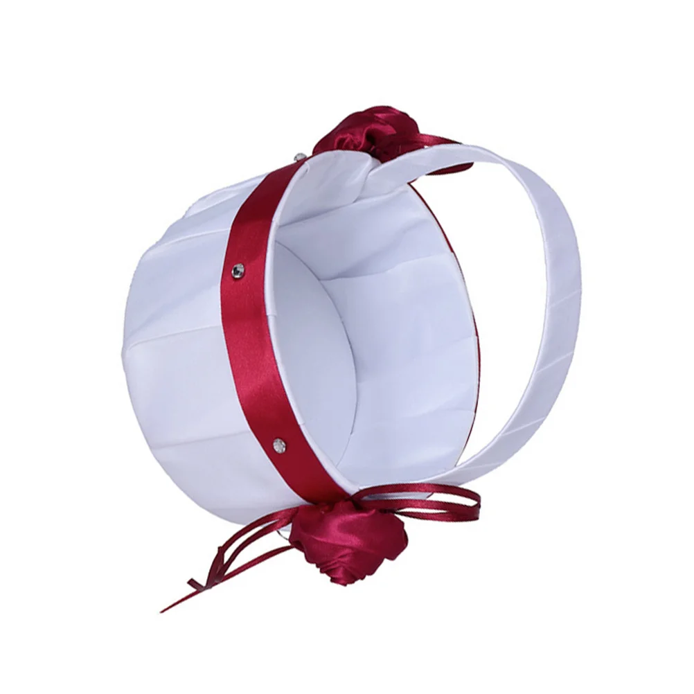 Portable Wedding Flower Basket Rose Lightweight Flower Basket Wedding Petal Holder Romantic Party Decoration
Portable Wedding Flower Basket Rose Lightweight Flower Basket Wedding Petal Holder Romantic Party Decoration