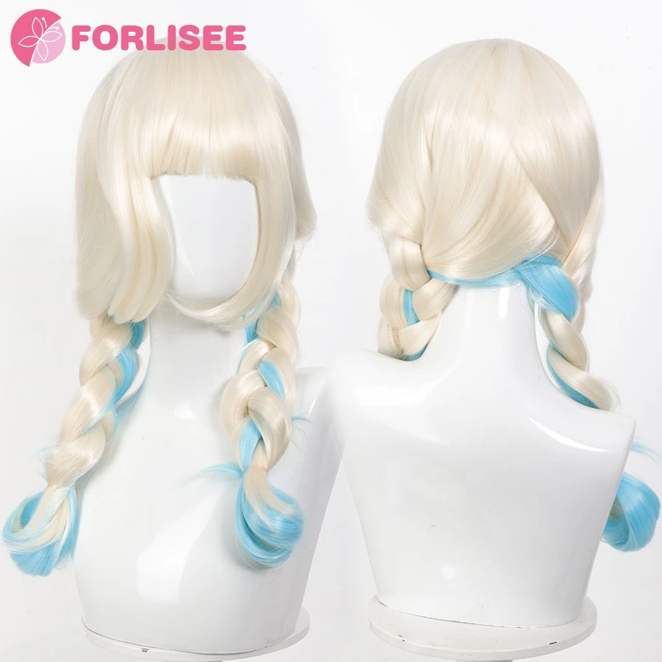 20-Inch Platinum Highlighted Blue Wave Braided Synthetic Wig with Bangs for Women Natural Looking Heat Resistant Daily Role Play
20-Inch Platinum Highlighted Blue Wave Braided Synthetic Wig with Bangs for Women Natural Looking Heat Resistant Daily Role Play