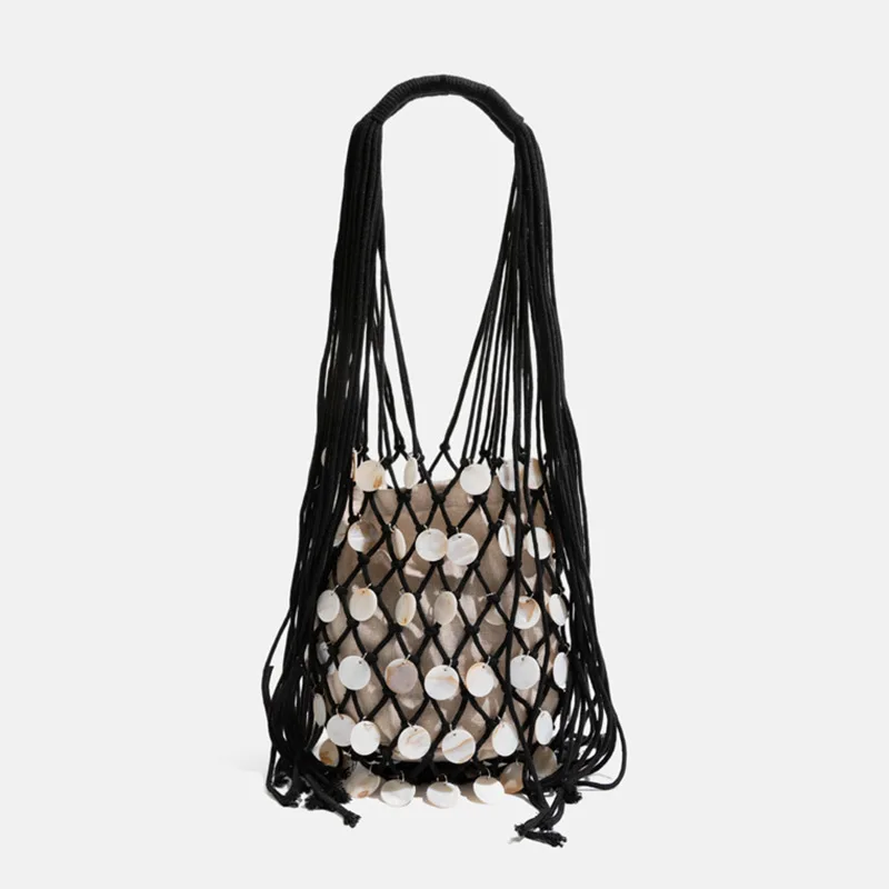 Niche Design Woven Bags Light Luxury Brand Shoulder Bags New Hollow Sequined Tote Bags Exquisite Creative Versatile Casual Bags
Niche Design Woven Bags Light Luxury Brand Shoulder Bags New Hollow Sequined Tote Bags Exquisite Creative Versatile Casual Bags