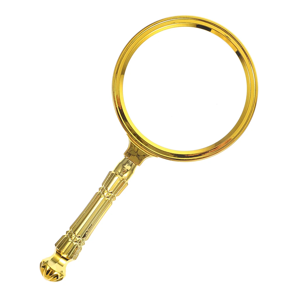 High Magnification Portable Handheld Magnifying Glass Gold Plated Frame Reading Jewelry Inspection Optical Lens Compact
High Magnification Portable Handheld Magnifying Glass Gold Plated Frame Reading Jewelry Inspection Optical Lens Compact