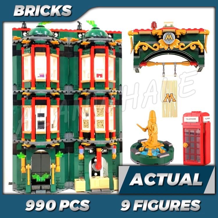 990pcs Magical World of Wizards The Ministry Hall of Prophecy and Court Room 6068 Building Kits toys Compatible With Bricks
990pcs Magical World of Wizards The Ministry Hall of Prophecy and Court Room 6068 Building Kits toys Compatible With Bricks