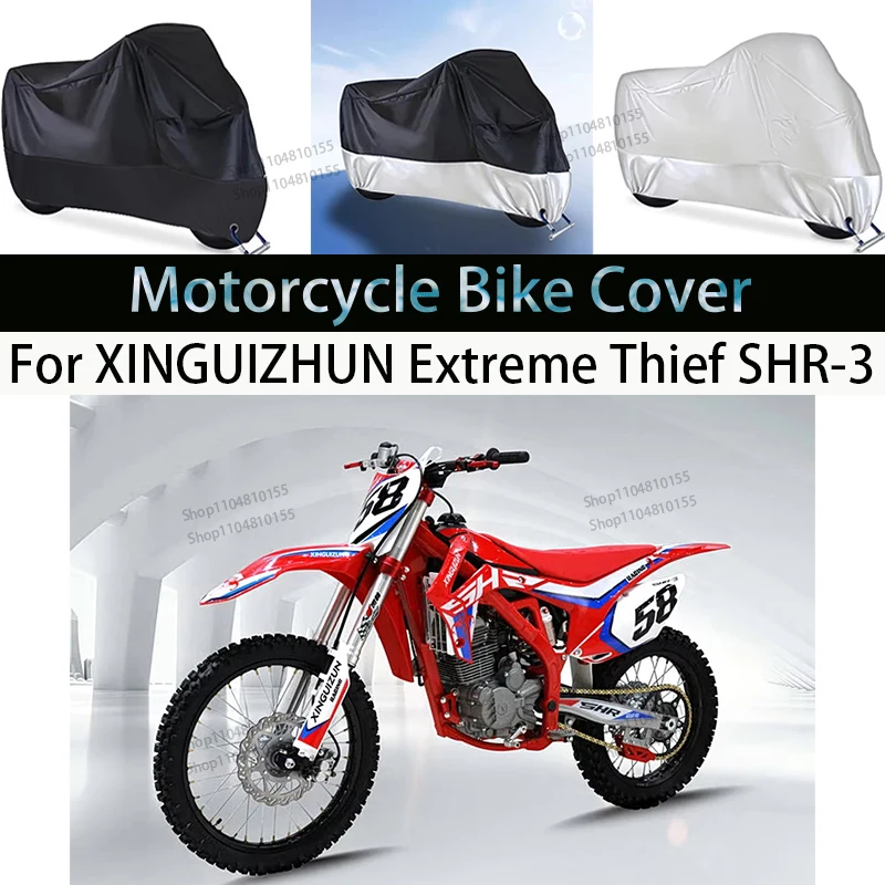 For XINGUIZHUN Extreme SHR3 Motorcycle Cover RainCover Waterproof Dustproof UV Cover Coat Indoor Outdoor Motorbike Scooter Cover
For XINGUIZHUN Extreme SHR3 Motorcycle Cover RainCover Waterproof Dustproof UV Cover Coat Indoor Outdoor Motorbike Scooter Cover