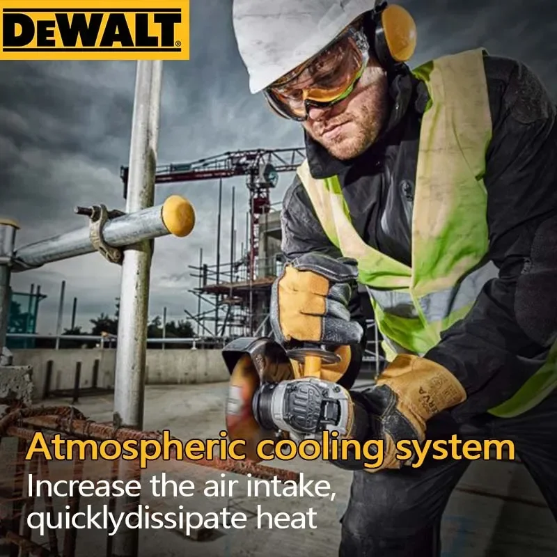 DEWALT DCG405 20V Brushless Angle Grinder 125mm 9000rpm 680W for Metal/Wood/Tile Cutting Grinding in Construction & Workshop
DEWALT DCG405 20V Brushless Angle Grinder 125mm 9000rpm 680W for Metal/Wood/Tile Cutting Grinding in Construction & Workshop