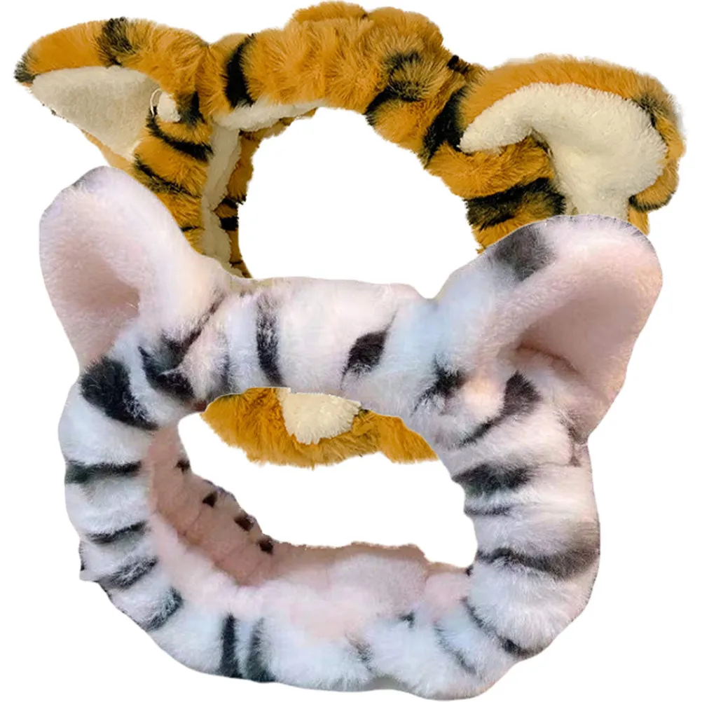 2Pcs Wide Headband for Women Soft Stretch Makeup Headband Tiger Ears Design Spa Face Wash Skincare Hairband Elastic Hair
2Pcs Wide Headband for Women Soft Stretch Makeup Headband Tiger Ears Design Spa Face Wash Skincare Hairband Elastic Hair