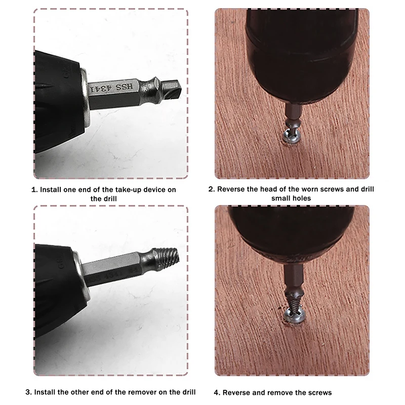 4/5 шт., многожильное сверло для извлечения сломанных поврежденных винтов, сверло для извлечения болтов, инструменты для удаления шпилек болтов
4/5 шт., многожильное сверло для извлечения сломанных поврежденных винтов, сверло для извлечения болтов, инструменты для удаления шпилек болтов