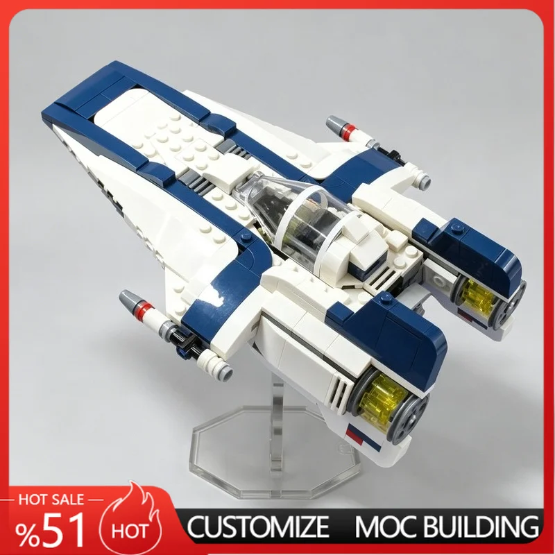NEW 332 PCS Sci-Fi Space Fighter Building Blocks MOC Model Creative Assembly Toy Educational Collection Birthday Gifts For funs
NEW 332 PCS Sci-Fi Space Fighter Building Blocks MOC Model Creative Assembly Toy Educational Collection Birthday Gifts For funs