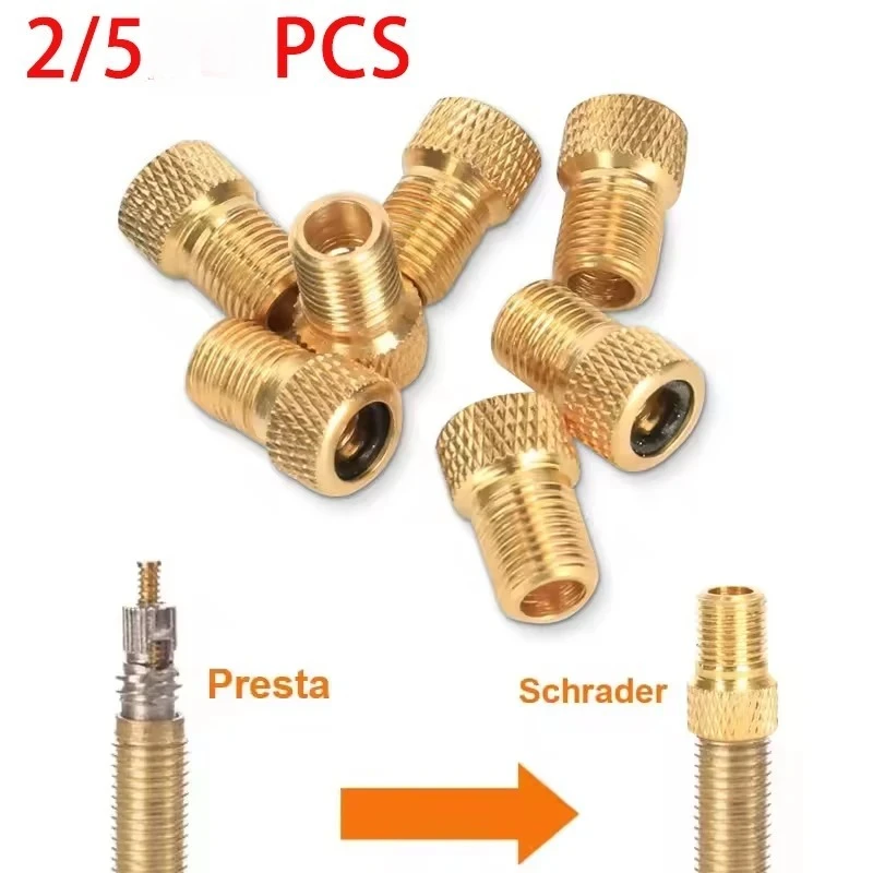 Адаптер для велосипедных камер Presta на Schrader, 2/5 шт., медный, золотистый, коннектор для насоса, конвертер F V в A V для накачивания велосипедных шин
Адаптер для велосипедных камер Presta на Schrader, 2/5 шт., медный, золотистый, коннектор для насоса, конвертер F V в A V для накачивания велосипедных шин
