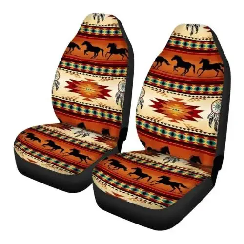 Horse animal Customized Two Car Seat Covers, Wolf Head, Skull Plant Pattern, Universal Front Protector
Horse animal Customized Two Car Seat Covers, Wolf Head, Skull Plant Pattern, Universal Front Protector