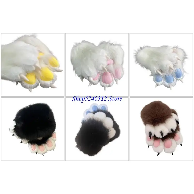 634C Cats Claw Gloves Fursuit Animal Wolf Paws Mittens Halloween Cosplay Costume 
634C Cats Claw Gloves Fursuit Animal Wolf Paws Mittens Halloween Cosplay Costume