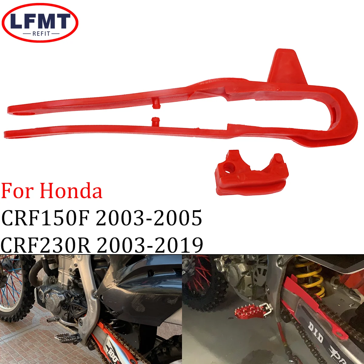 Motorcycle Plastic Guide Chain Glue Slider Guard For Honda CRF150F CRF230FCRF 150F 230F 2003-2016 2017 2018 2019 Dirt Pit Bike
Motorcycle Plastic Guide Chain Glue Slider Guard For Honda CRF150F CRF230FCRF 150F 230F 2003-2016 2017 2018 2019 Dirt Pit Bike