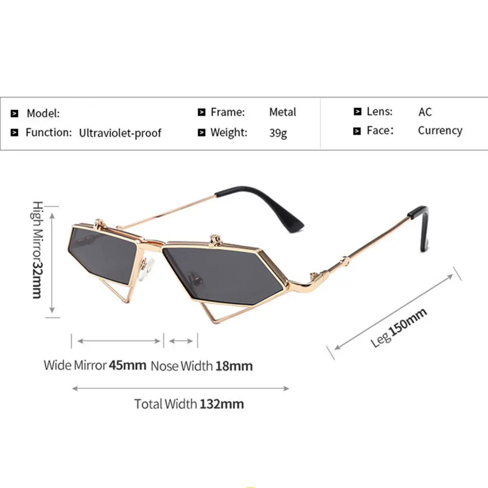 Punk Style Cat Eye Eyeglasses Fashion Sun Glasses Lightweight Durable Outdoor Accessories For Party Daily Wear Grey Golden Frame
Punk Style Cat Eye Eyeglasses Fashion Sun Glasses Lightweight Durable Outdoor Accessories For Party Daily Wear Grey Golden Frame