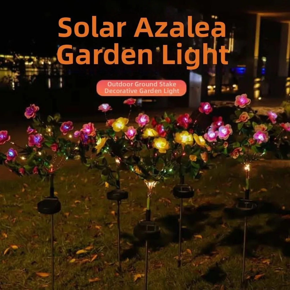 Creative Solar Powered Azalea Lamp Colorful Waterproof Garden Floor Lamp Energy-saving Realistic Landscape Lawn Lamp
Creative Solar Powered Azalea Lamp Colorful Waterproof Garden Floor Lamp Energy-saving Realistic Landscape Lawn Lamp