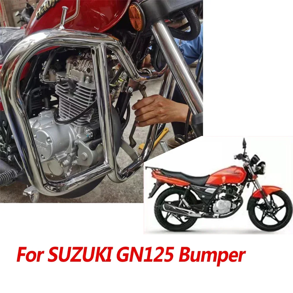 For HaoJue SUZUKI GN125 GN150 modified bumper anti drop bar GN125 Suzuki Crown engine bumper accessories
For HaoJue SUZUKI GN125 GN150 modified bumper anti drop bar GN125 Suzuki Crown engine bumper accessories