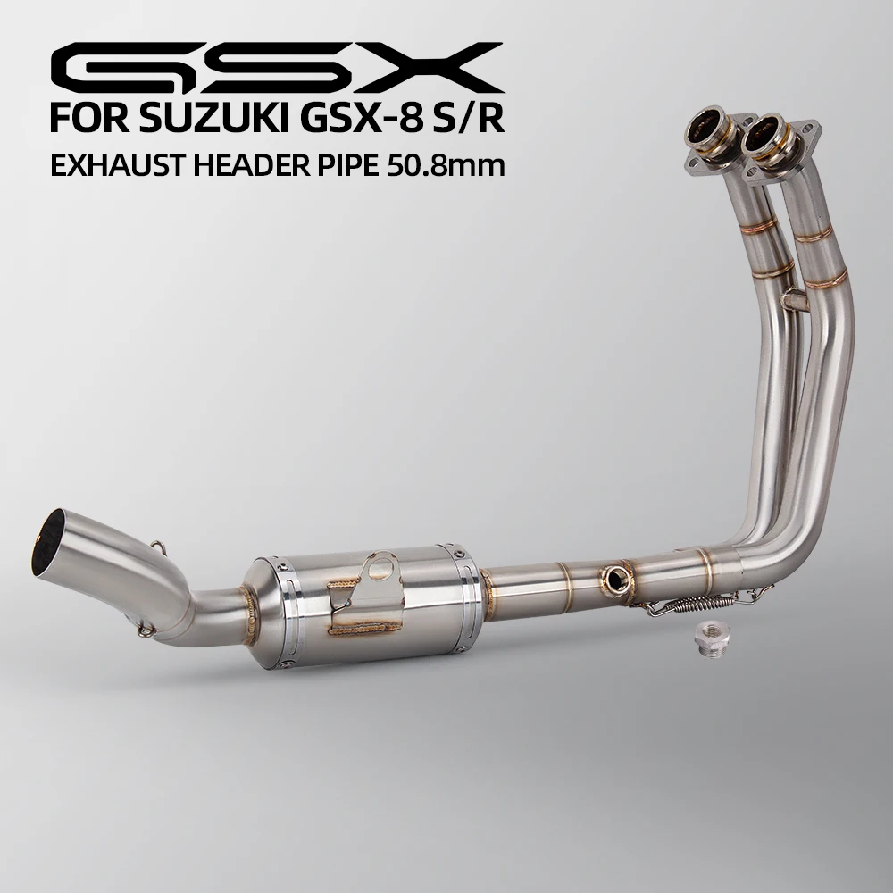 GSX8T Exhaust Manifold Escape Front Link Kit For Suzuki GSX8R GSX8S GSX8T GSX8TT 2022-2026 Motorcycle 51MM Exhaust Pipe
GSX8T Exhaust Manifold Escape Front Link Kit For Suzuki GSX8R GSX8S GSX8T GSX8TT 2022-2026 Motorcycle 51MM Exhaust Pipe