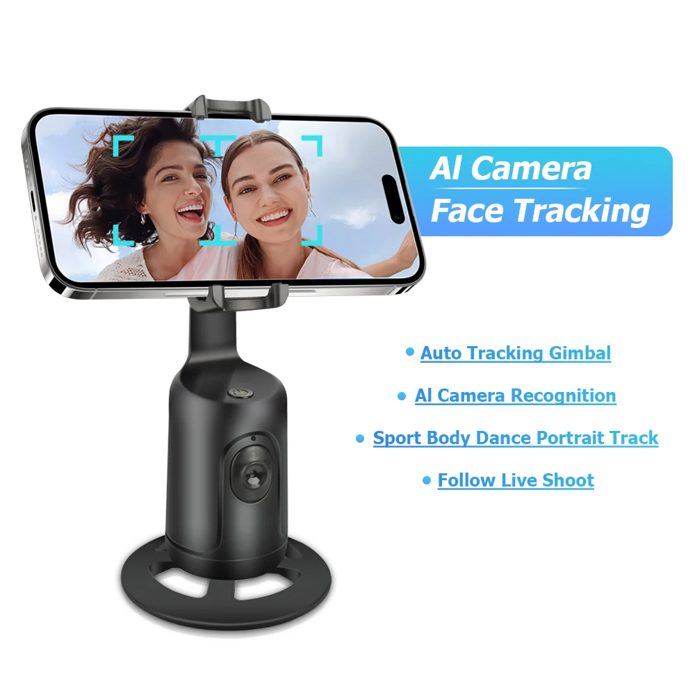 KIMRIG P01 360 Rotation Follow-up Gimbal Stabilizer Monopod Desktop Tracking Gimbal for Phone Tiktok Live Photography
KIMRIG P01 360 Rotation Follow-up Gimbal Stabilizer Monopod Desktop Tracking Gimbal for Phone Tiktok Live Photography
