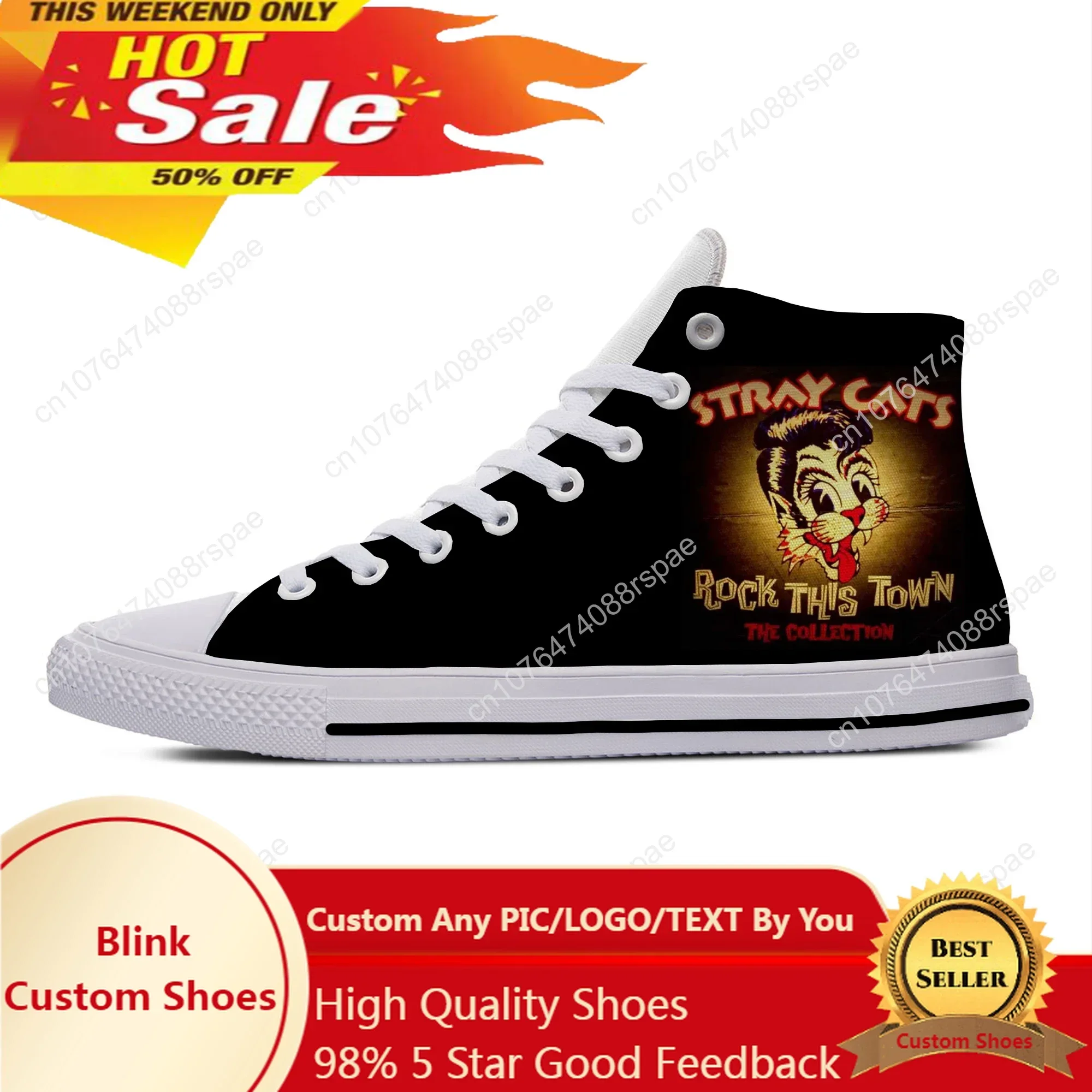 Hot Cats Rock Band Stray Fashion Popular Funny Cool Casual Shoes Lightweight High Top Breathable Board Shoes Men Women Sneakers
Hot Cats Rock Band Stray Fashion Popular Funny Cool Casual Shoes Lightweight High Top Breathable Board Shoes Men Women Sneakers