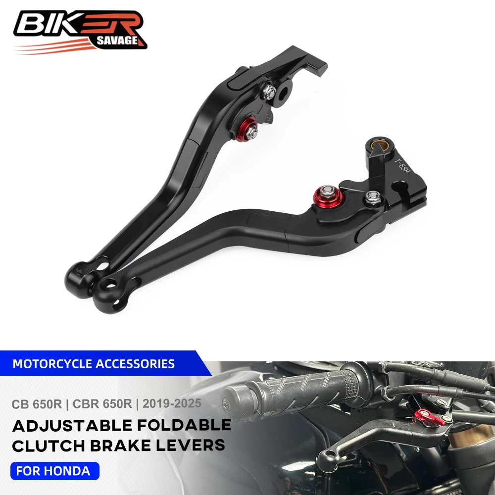 CB650R 2025 Brake Clutch Levers For Honda CBR 650R 2019-2024 Motorcycle Accessories Adjustable Foldable Front Control Handles
CB650R 2025 Brake Clutch Levers For Honda CBR 650R 2019-2024 Motorcycle Accessories Adjustable Foldable Front Control Handles