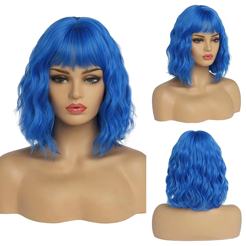 14-Inch Water Ripple Synthetic Hair With Natural Bangs Is Suitable For Women'S Daily Party Halloween Cosplay Bob Wig
14-Inch Water Ripple Synthetic Hair With Natural Bangs Is Suitable For Women'S Daily Party Halloween Cosplay Bob Wig