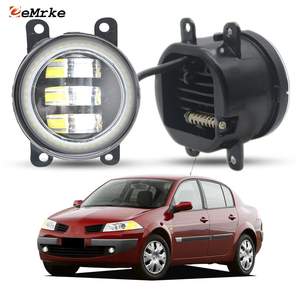 LED Fog Lights Angel Eyes DRL for Renault Megane 2 BM0/1 CM0/1 2003 2004 2005 2006 2007 2008 2009 with Lens Daytime Running Lamp
LED Fog Lights Angel Eyes DRL for Renault Megane 2 BM0/1 CM0/1 2003 2004 2005 2006 2007 2008 2009 with Lens Daytime Running Lamp