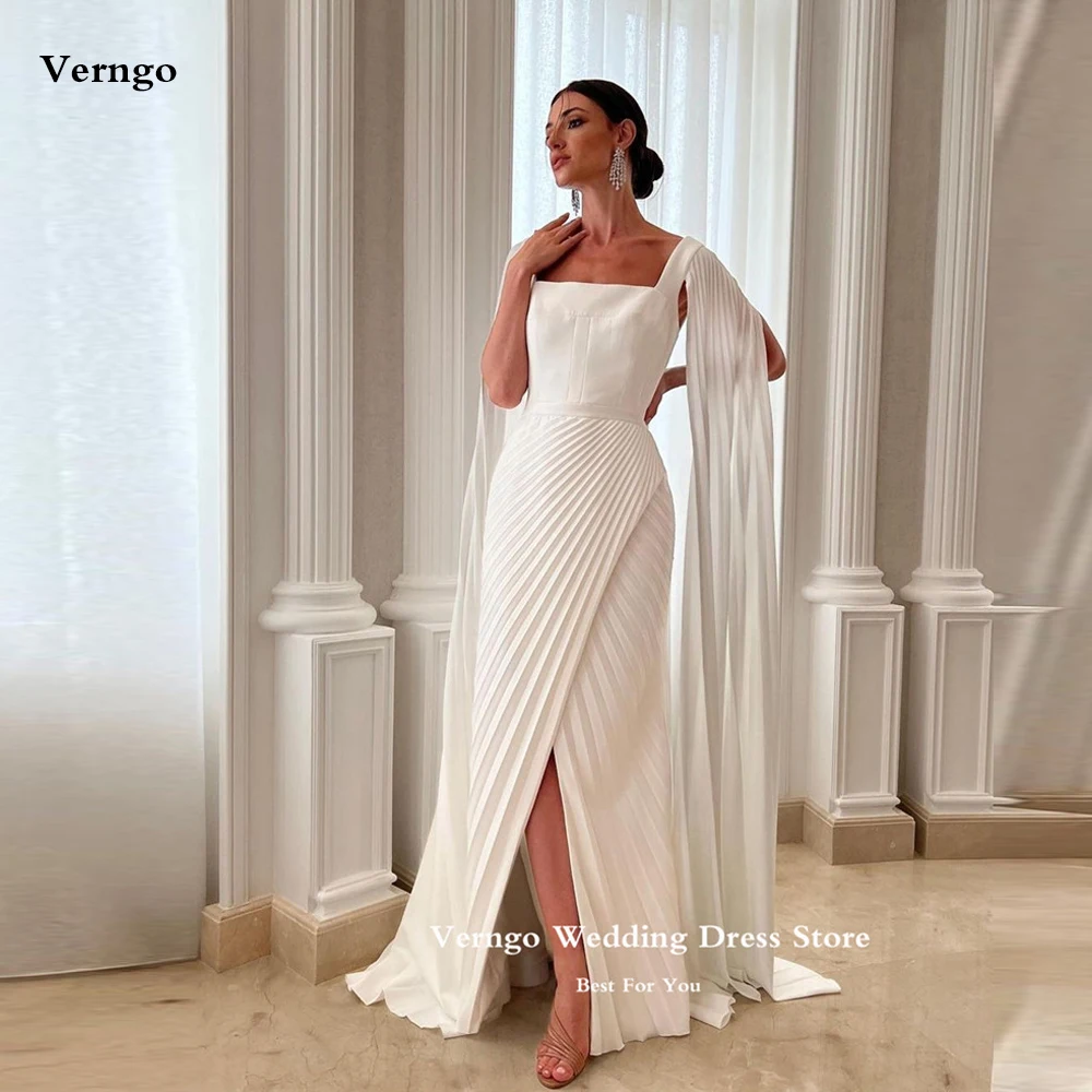 Verngo Bride White Formal Party Evening Dresses Long Cape Sleeves Dubai Arabic Women Blue Prom Occasion Dress Robe de soiree
Verngo Bride White Formal Party Evening Dresses Long Cape Sleeves Dubai Arabic Women Blue Prom Occasion Dress Robe de soiree