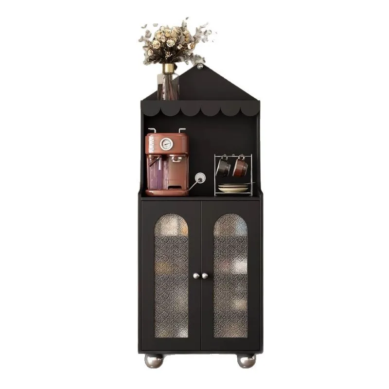 Retro black dining side cabinet, cabinet, small apartment living room side cabinet
Retro black dining side cabinet, cabinet, small apartment living room side cabinet
