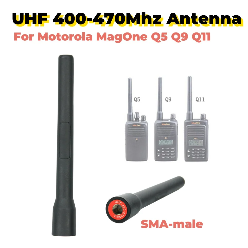 NEW 10.8cm/4.25inch UHF 400-470Mhz Antenna for Motorola MagOne Q5 Q9 Q11 A1D A2D+ Two Way Radios Rubber Antenna
NEW 10.8cm/4.25inch UHF 400-470Mhz Antenna for Motorola MagOne Q5 Q9 Q11 A1D A2D+ Two Way Radios Rubber Antenna