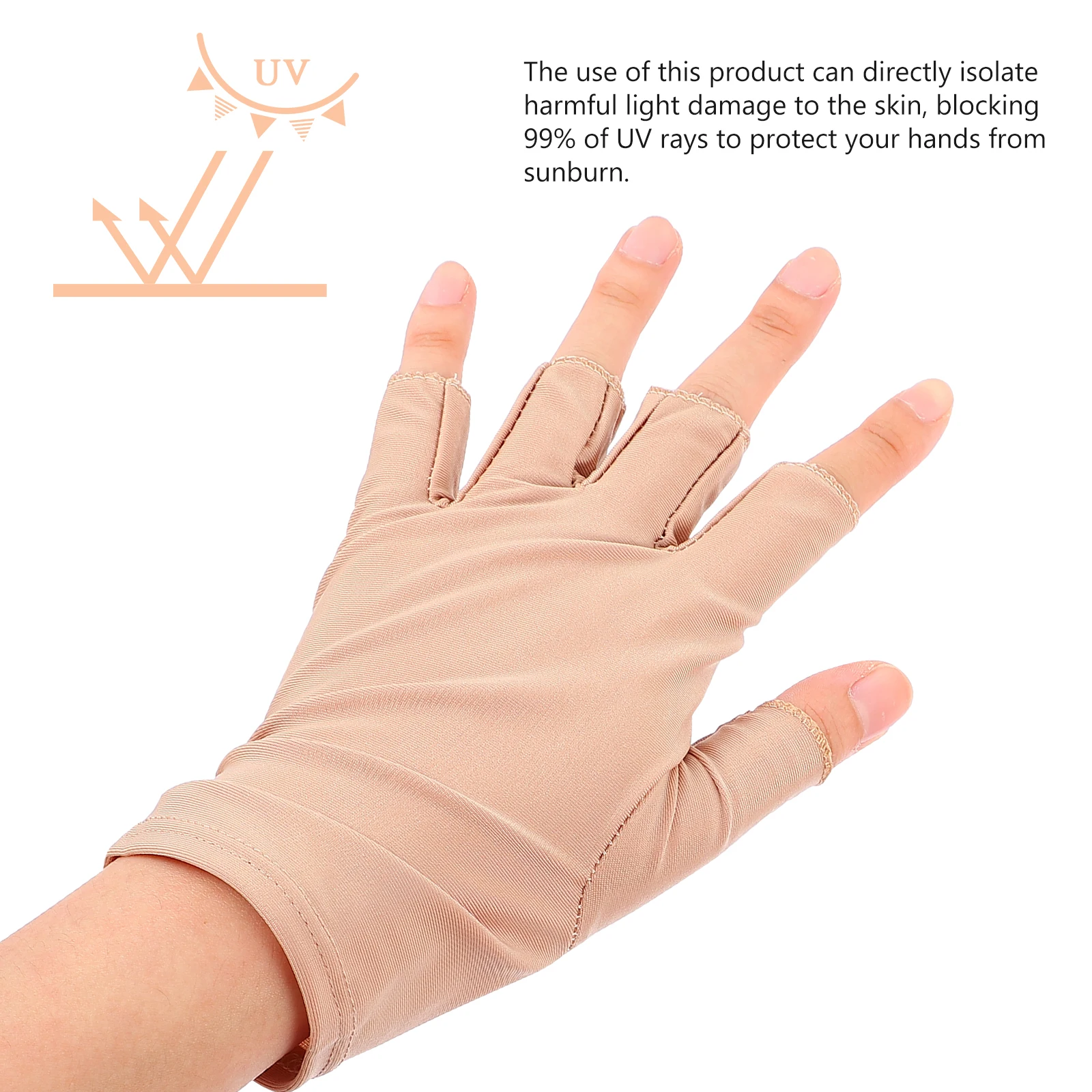 UV Shield Gloves Anti UV Fingerless Manicure Art Phototherapy Gel Sunscreen Lightweight Stretchy Separate Fingers Nail Art
UV Shield Gloves Anti UV Fingerless Manicure Art Phototherapy Gel Sunscreen Lightweight Stretchy Separate Fingers Nail Art