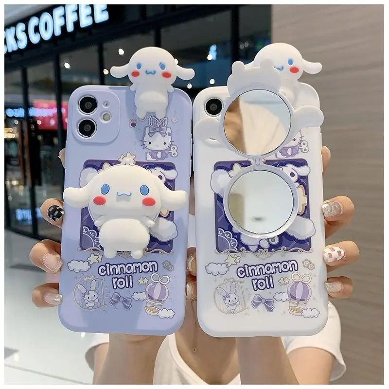 Anime Sanrio Cinnamoroll 3D Mirror Silicone Phone Case with Crossbody Strap for IPhone 15 Pro 14 Cartoon Kawaii Lovely Cute 2026
Anime Sanrio Cinnamoroll 3D Mirror Silicone Phone Case with Crossbody Strap for IPhone 15 Pro 14 Cartoon Kawaii Lovely Cute 2026