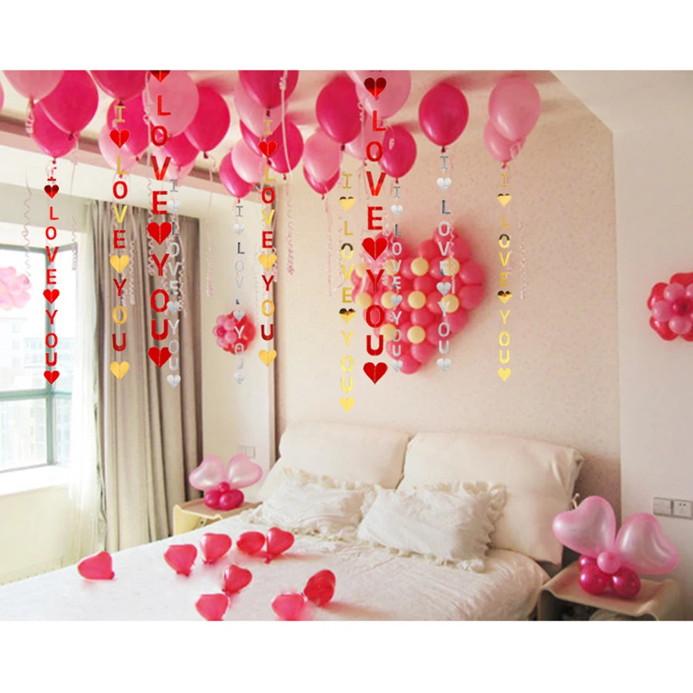 5 Pcs Balloon Hanging Ornaments and Flags Banner Love You Balloons Photo Prop for Wedding Paper
5 Pcs Balloon Hanging Ornaments and Flags Banner Love You Balloons Photo Prop for Wedding Paper