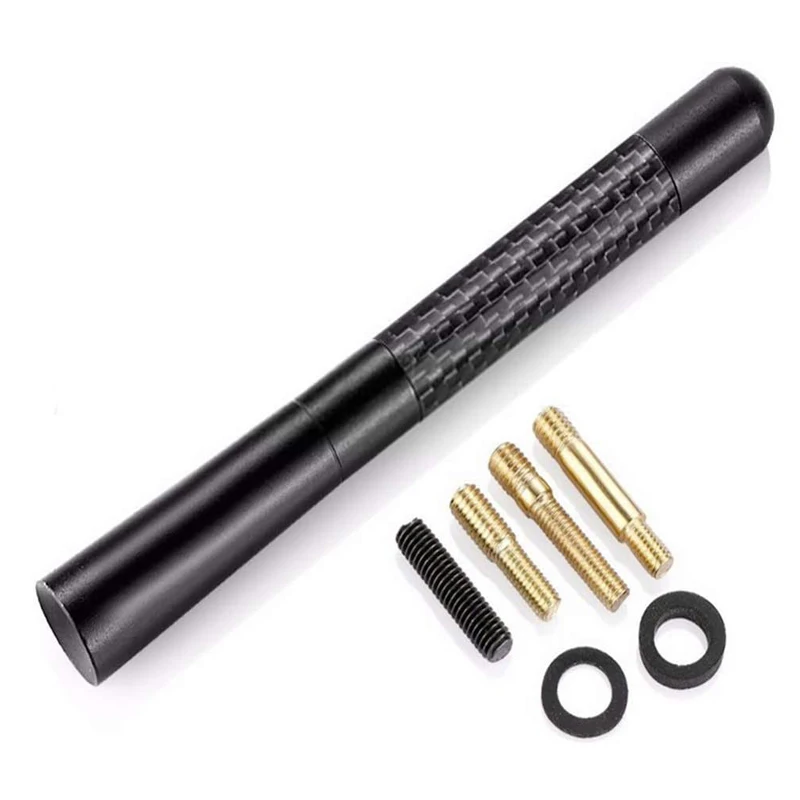 Carbon Radio Stubby Fiber Black Aluminum Alloy Screw Mast 4.7 Inch Antenna For 2001Thru 2010 Ford Explorer Sport TRAC
Carbon Radio Stubby Fiber Black Aluminum Alloy Screw Mast 4.7 Inch Antenna For 2001Thru 2010 Ford Explorer Sport TRAC