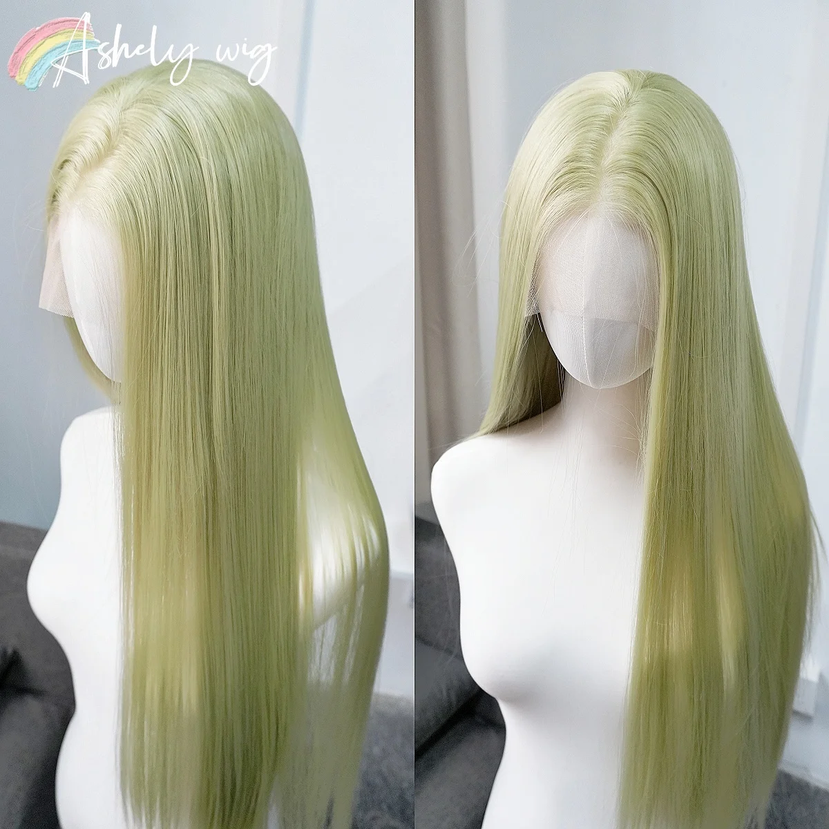 ash Green Wig 13x4 Lace Front Wig 26inch Light Green Long Straight Wig Lolita Heat-resistant Synthetic Lace Wigs for Cosplay
ash Green Wig 13x4 Lace Front Wig 26inch Light Green Long Straight Wig Lolita Heat-resistant Synthetic Lace Wigs for Cosplay
