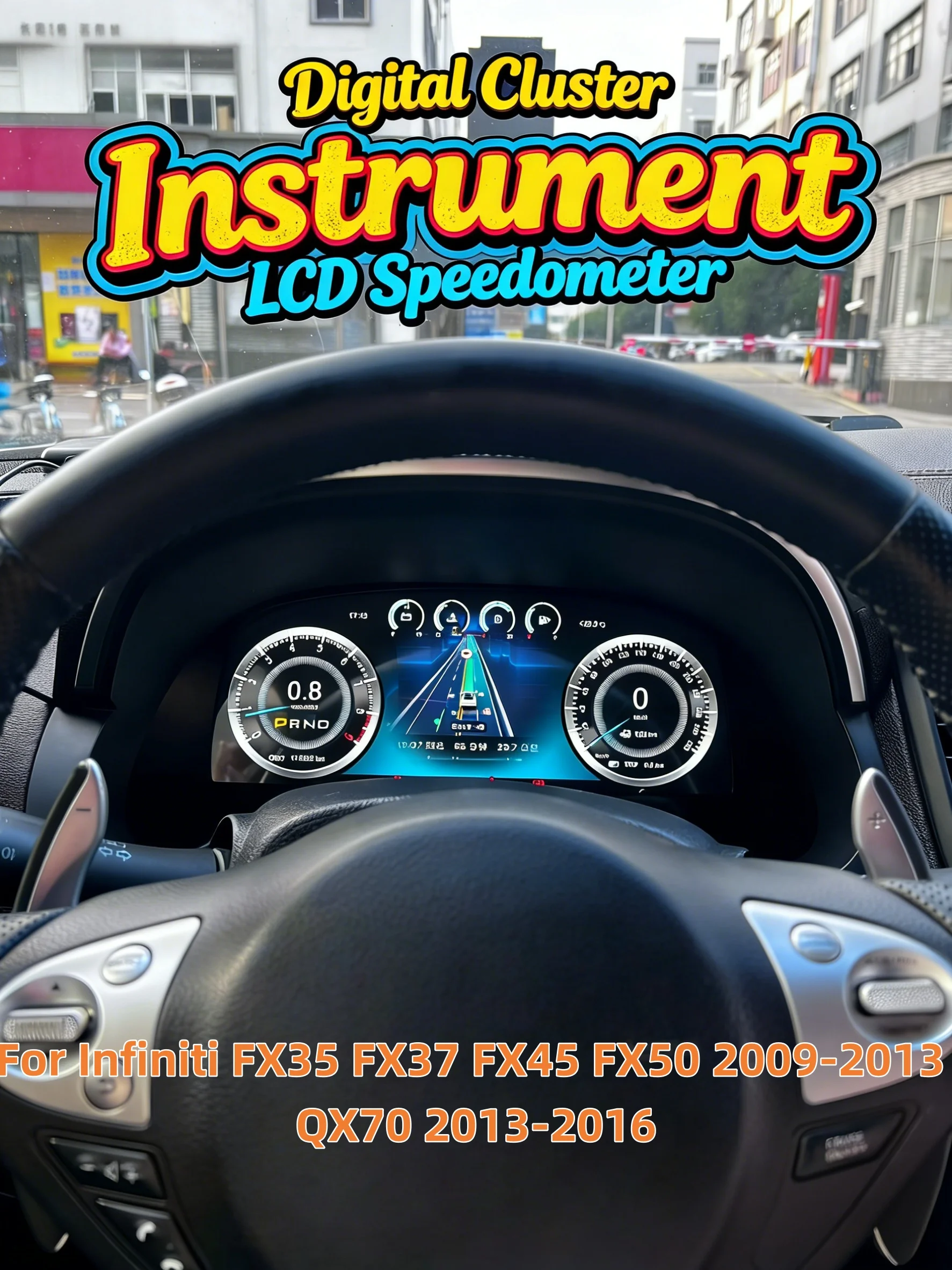 Dashboard For Infiniti FX35 FX37 FX45 FX50 2009-2013 QX70 2013-2016 Digital Cluster Cockpit Instrument Speedometer Multifunction
Dashboard For Infiniti FX35 FX37 FX45 FX50 2009-2013 QX70 2013-2016 Digital Cluster Cockpit Instrument Speedometer Multifunction