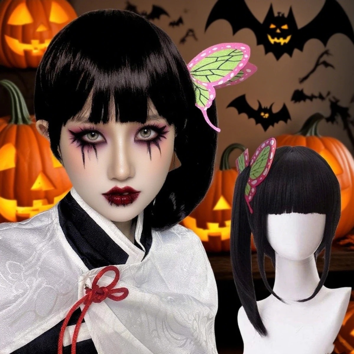 Черный односторонний парик из синтетического волокна с высоким хвостом и бакенбардами | Японский девичий парик | анимационный реалити-шоу парик
Черный односторонний парик из синтетического волокна с высоким хвостом и бакенбардами | Японский девичий парик | анимационный реалити-шоу парик