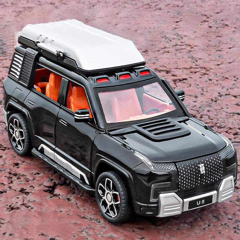 1:24 Look UPAT U8 SUV Alloy Car Model Diecasts Metal Vehicles Model Simulation Sound and Light Collection Toy Gift
1:24 Look UPAT U8 SUV Alloy Car Model Diecasts Metal Vehicles Model Simulation Sound and Light Collection Toy Gift