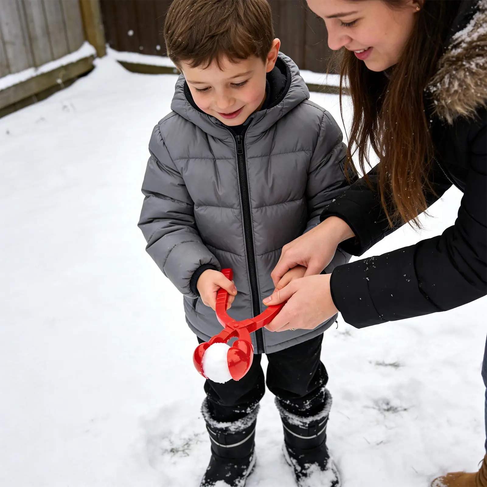 1 шт. Зажим для изготовления снежных шаров, многофункциональный, с мультяшными формами, для детей, для снежных боев
1 шт. Зажим для изготовления снежных шаров, многофункциональный, с мультяшными формами, для детей, для снежных боев
