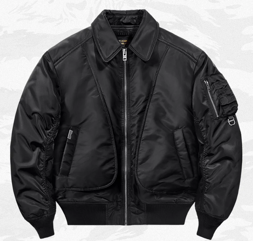Thickened Winter Flight Jacket Loose American Streetwear Workwear with Design Sense
Thickened Winter Flight Jacket Loose American Streetwear Workwear with Design Sense