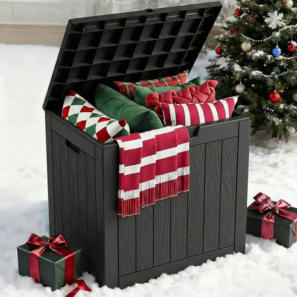 45 Gallon Outdoor Storage Box Waterproo, Small Resin Deck Box with Lockable Lid, UV-Resistant and Weatherproo Outside Storage Bi
45 Gallon Outdoor Storage Box Waterproo, Small Resin Deck Box with Lockable Lid, UV-Resistant and Weatherproo Outside Storage Bi