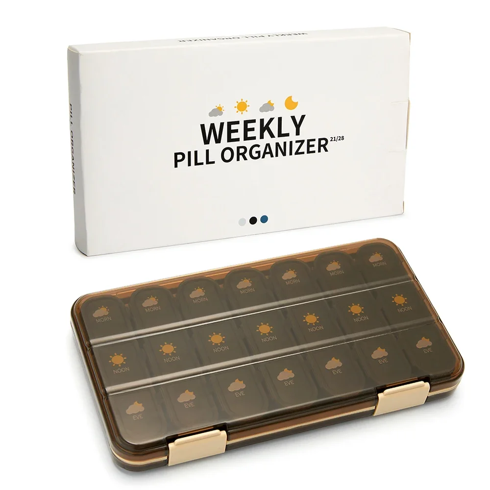 21/28 Grids Weekly Pill Box Large Capacity Tablets Medicine Storage Pill Case Vitamin Organizer Pastillero Pillbox BPA Free
21/28 Grids Weekly Pill Box Large Capacity Tablets Medicine Storage Pill Case Vitamin Organizer Pastillero Pillbox BPA Free