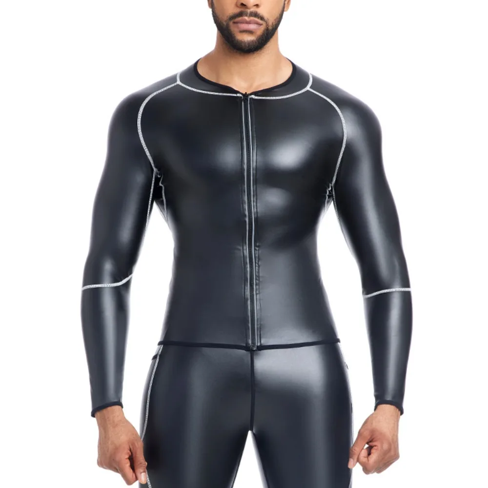 Мужская приталенная кожаная мотоциклетная куртка, стильный эластичный 4-сторонний повседневный бомбер с длинными рукавами для повседневной и уличной одежды
Мужская приталенная кожаная мотоциклетная куртка, стильный эластичный 4-сторонний повседневный бомбер с длинными рукавами для повседневной и уличной одежды