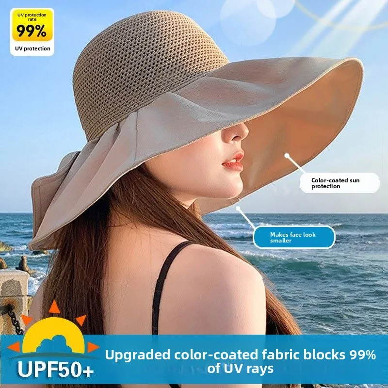 Women's UV Protection Fishing Cap Summer Sunshade Large Brim Breathable Face Covering Korean Style Spring Autumn Seasonal
Women's UV Protection Fishing Cap Summer Sunshade Large Brim Breathable Face Covering Korean Style Spring Autumn Seasonal